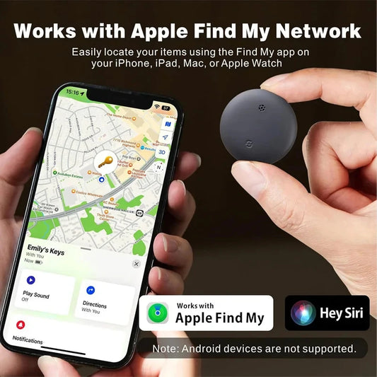 Localisateur GPS intelligent, portefeuille pour animaux de compagnie, valise, voiture, positionnement Global, suivi des enfants âgés, Anti-perte, pour iPhone