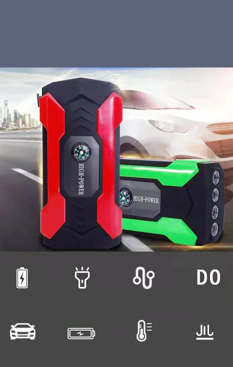 Démarreur de saut de voiture, dispositif de démarrage, batterie externe 12v 98000mAh, démarreur de saut automatique, Booster d'urgence, chargeur de voiture