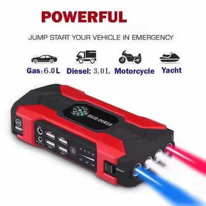 Démarreur de saut de voiture, dispositif de démarrage, batterie externe 12v 98000mAh, démarreur de saut automatique, Booster d'urgence, chargeur de voiture