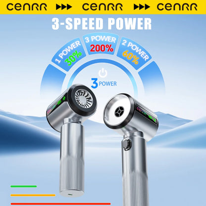 CENRR nouvel aspirateur de voiture sans fil Mini puissant Portable nettoyeur de voiture LED affichage de puissance cadeau lampe pistolet à Air 7500 mAh