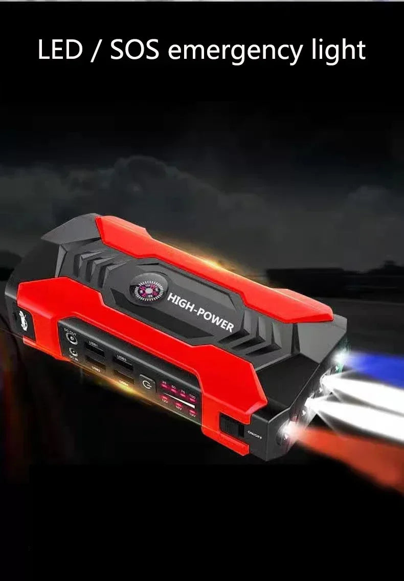 Démarreur de saut de voiture, dispositif de démarrage, batterie externe 12v 98000mAh, démarreur de saut automatique, Booster d'urgence, chargeur de voiture