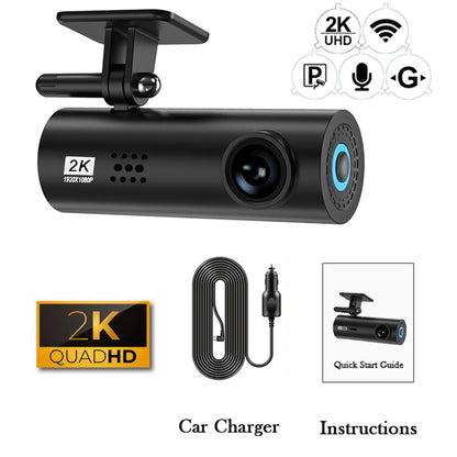 Dashcam pour voiture boîte noire enregistreurs vidéo de conduite 4K WiFi Mini caméra avant Dash Cam 24H moniteur de stationnement caméra d'enregistrement de voiture